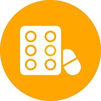 Pills Creative Icon Design vector