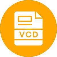 VCD Creative Icon Design vector