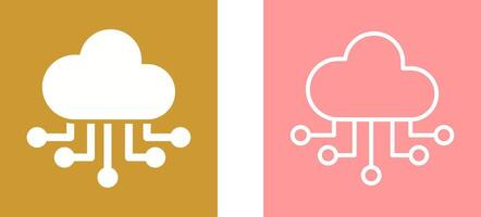 Cloud Computing Vector Icon