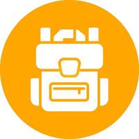 Backpack Creative Icon Design vector