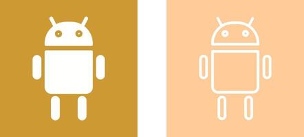 icono de vector de Android