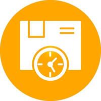 Delivery Time Creative Icon Design vector