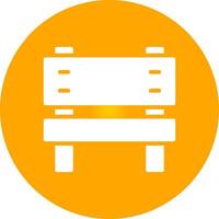 Bench Creative Icon Design vector