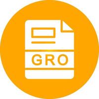 GRO Creative Icon Design vector