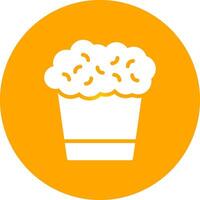 Popcorn Creative Icon Design vector