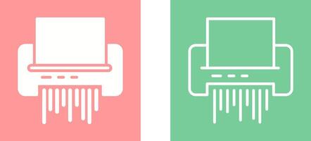 Paper Shredder Vector Icon