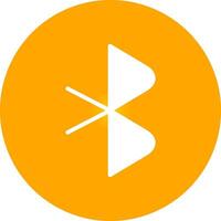 Bluetooth Creative Icon Design vector