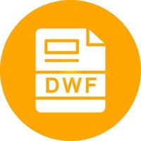 DWF Creative Icon Design vector