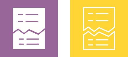 Corrupted List Vector Icon