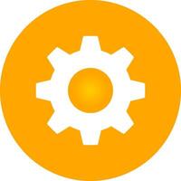 Cog Creative Icon Design vector