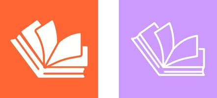 Open Book Vector Icon