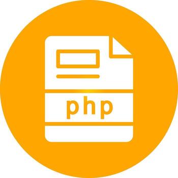 php Creative Icon Design vector