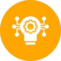 Technology Disruption Creative Icon Design vector