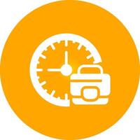 Work Time Boundaries Creative Icon Design vector