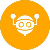 Virtual Assistant Creative Icon Design vector