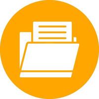 Document Folder Creative Icon Design vector