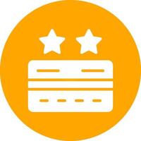 Points Rewards Cards Creative Icon Design vector