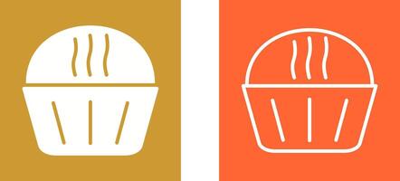 Cream Muffin Vector Icon