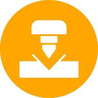 Bending Creative Icon Design vector