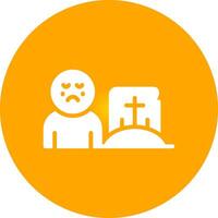 Grave Creative Icon Design vector