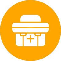 First Aid Kit Creative Icon Design vector