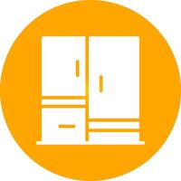 Wardrobe Creative Icon Design vector