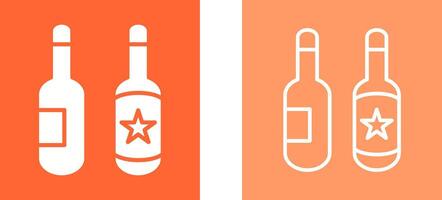 Beer Bottles Vector Icon