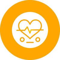 Heart Rate Creative Icon Design vector