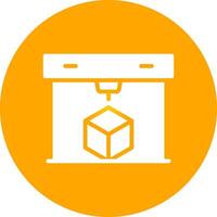 3D Printing Creative Icon Design vector