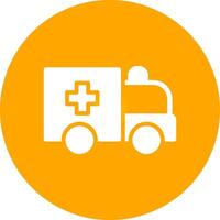 Ambulance Creative Icon Design vector