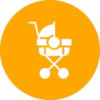 Stroller Creative Icon Design vector