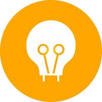 Light Bulb Creative Icon Design vector