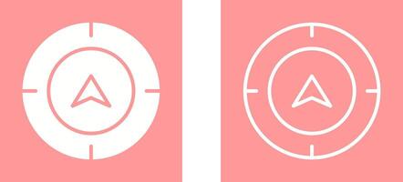 Directional Compass Vector Icon