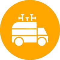 Delivery Truck Creative Icon Design vector