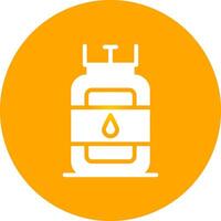 Gas Cylinder Creative Icon Design vector