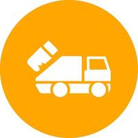 Garbage Truck Creative Icon Design vector