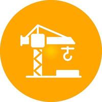 Crane Creative Icon Design vector