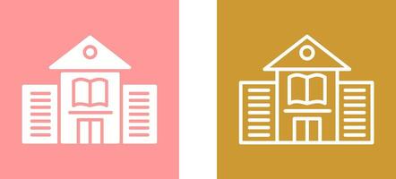 Library Building Vector Icon