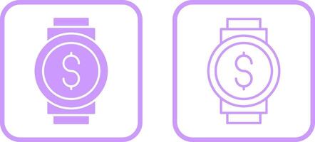 icono de vector de reloj