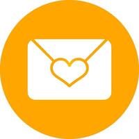 Love Mail Creative Icon Design vector