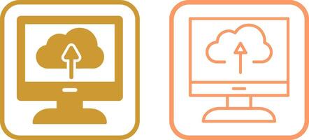 Cloud Backup Vector Icon