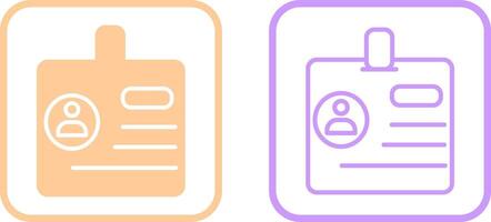 Identification Vector Icon