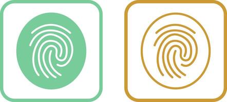 Fingerprint Vector Icon