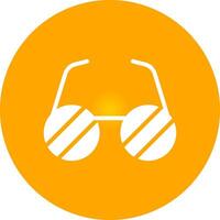 Star Glasses Creative Icon Design vector