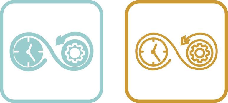 Time Optimization Vector Icon