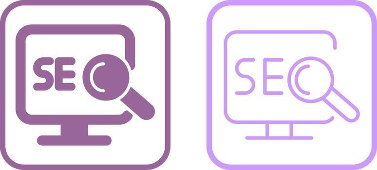 Search Engine Optimization Vector Icon