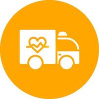 Ambulance Creative Icon Design vector