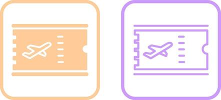 Plane Tickets Vector Icon
