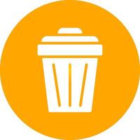 Trash Can Creative Icon Design vector