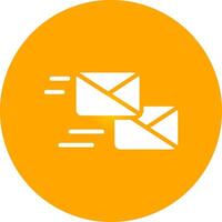 Mass Mailing Creative Icon Design vector